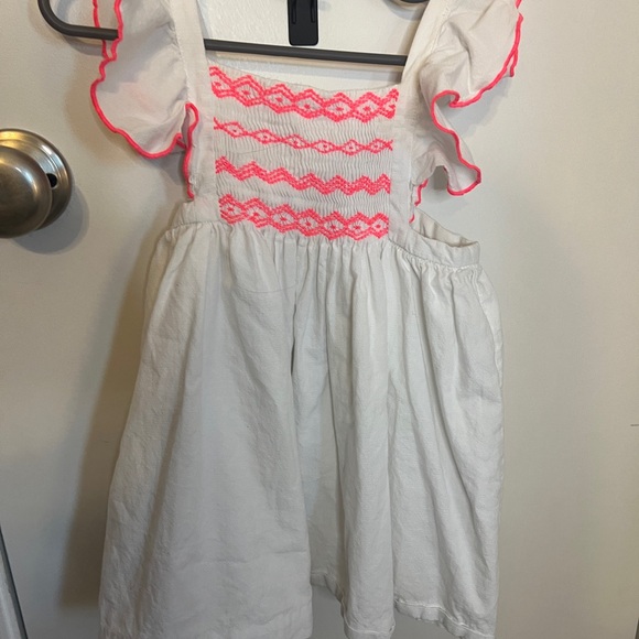 Jacadi White and Pink 2T dress - Picture 1 of 6